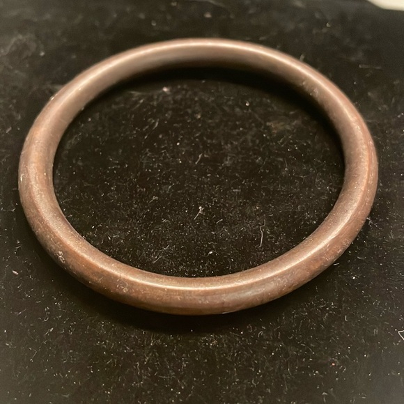 8” stackable wooden walnut bangle bracelet - Picture 1 of 6